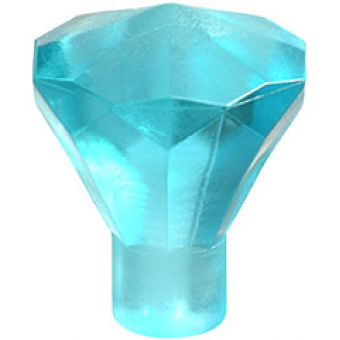 diamant 1x1 24 facetten trans light blue
